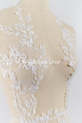 TEMPLATE - Elegant bridal lace applique/ unique wedding dress embellishments for your big day