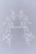 TEMPLATE - Elegant bridal lace applique/ unique wedding dress embellishments for your big day