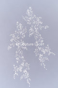 TEMPLATE - Elegant bridal lace applique/ unique wedding dress embellishments for your big day