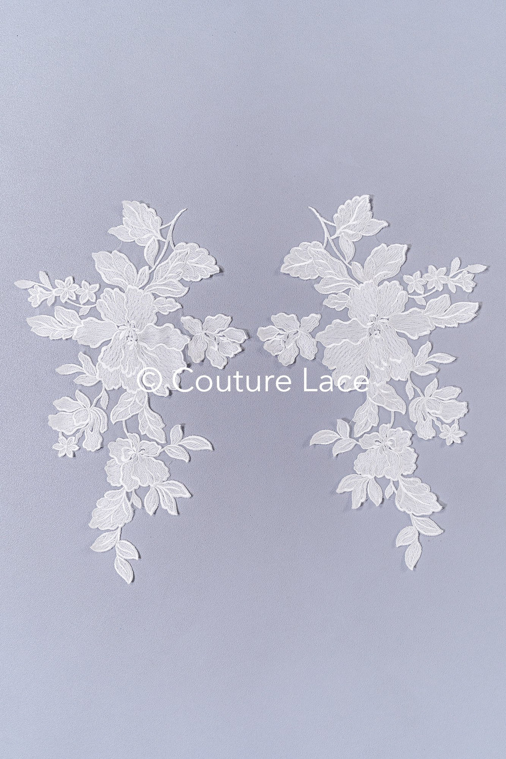 Elegante Braut-Spitzenapplikation/ einzigartige Brautkleid-Verzierungen für Ihren großen Tag// A24-463