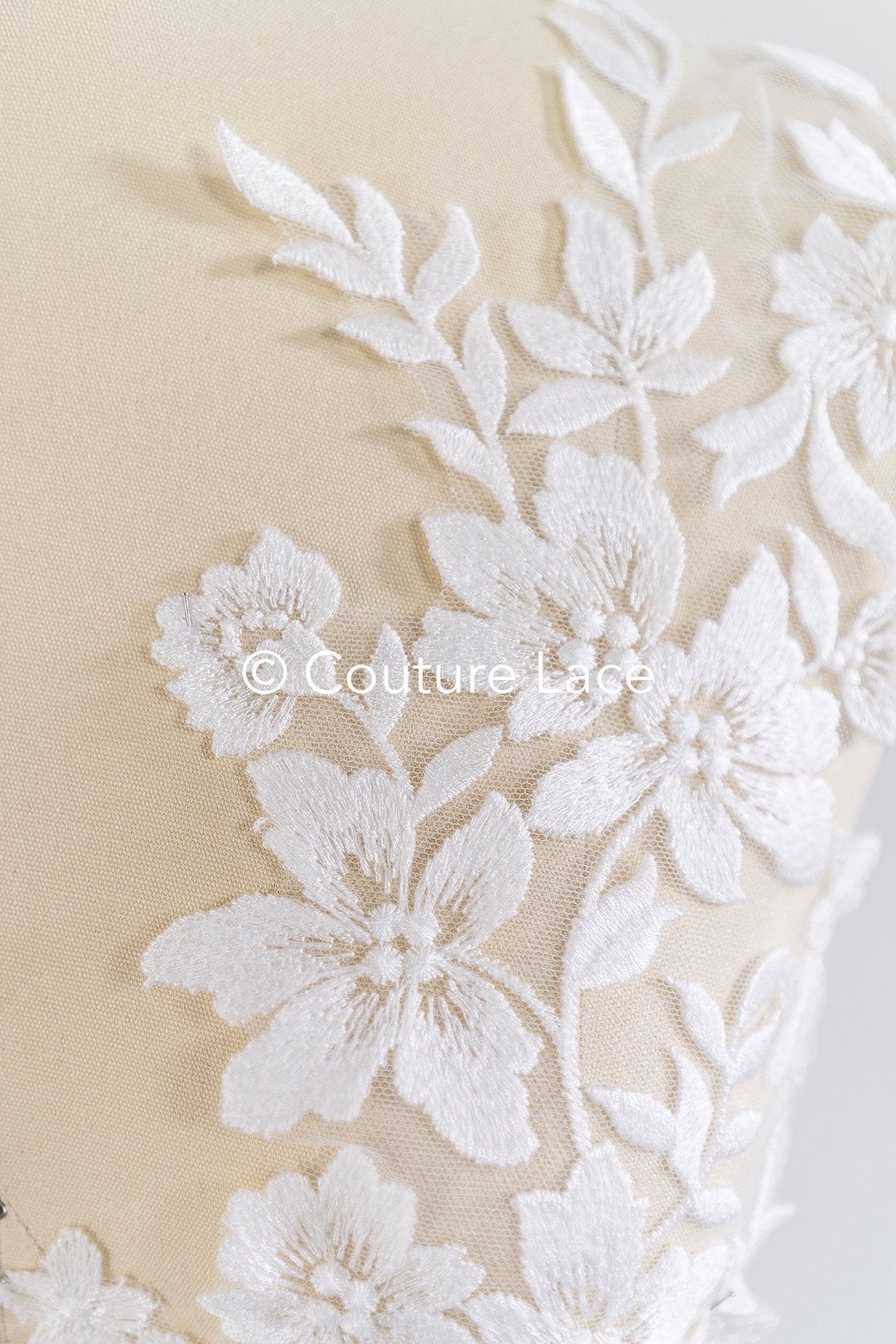 Hochzeit Blumen Applikation/ Blumen Spitzen Applikationen/ romantisches Kleid Applikationen/ Blatt Applikationen// A25-491