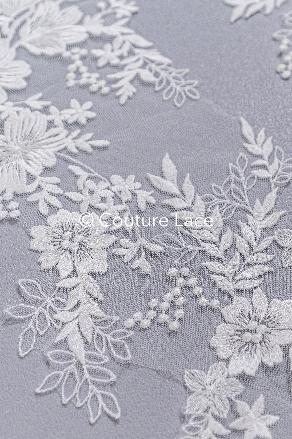Florale Applikationen für Brautkleider/ Brautkleidspitze Blumenmotiv // A25-492