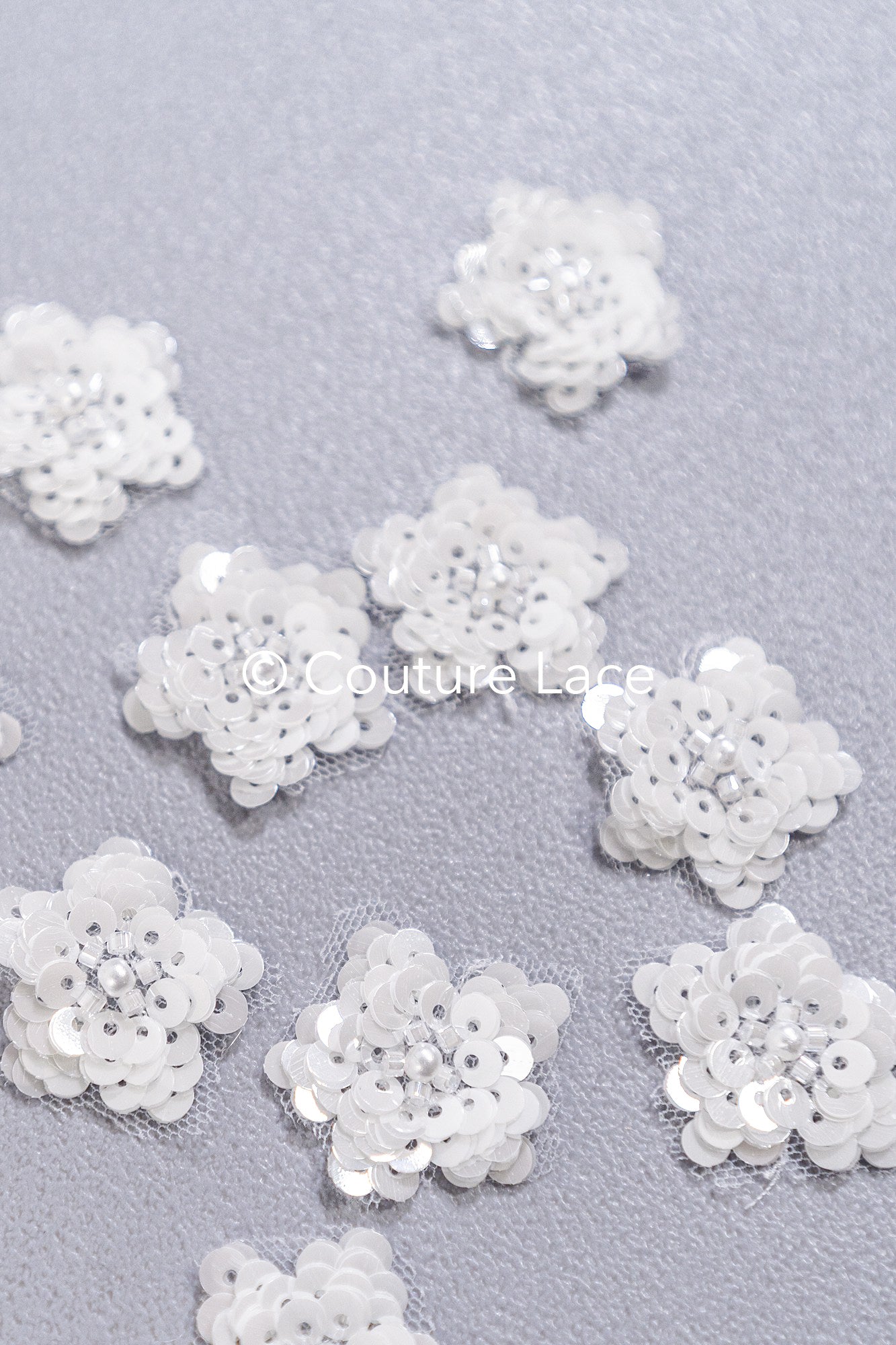 20pcs Lace Flowers for Sewing/ 3D Floral Lace Appliqué/ Wedding Dress Lace Appliqué/ Bridal Lace // A26-493