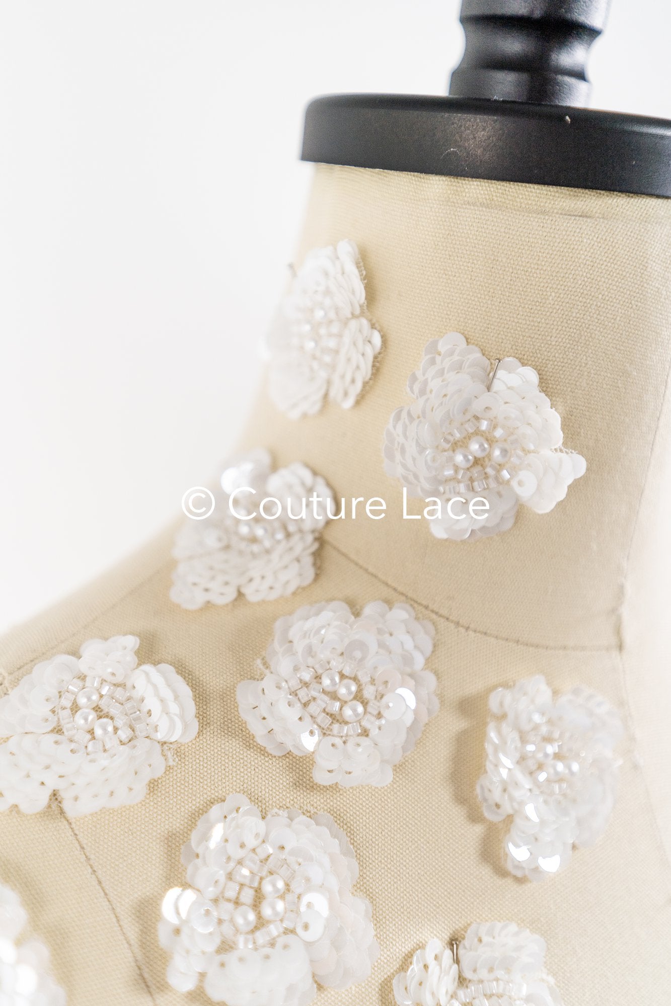 20pcs. Fleurs en dentelle à coudre/ Applique en dentelle fleur 3D/ Applique en dentelle pour robe de mariée/ Dentelle de mariée// A26-494