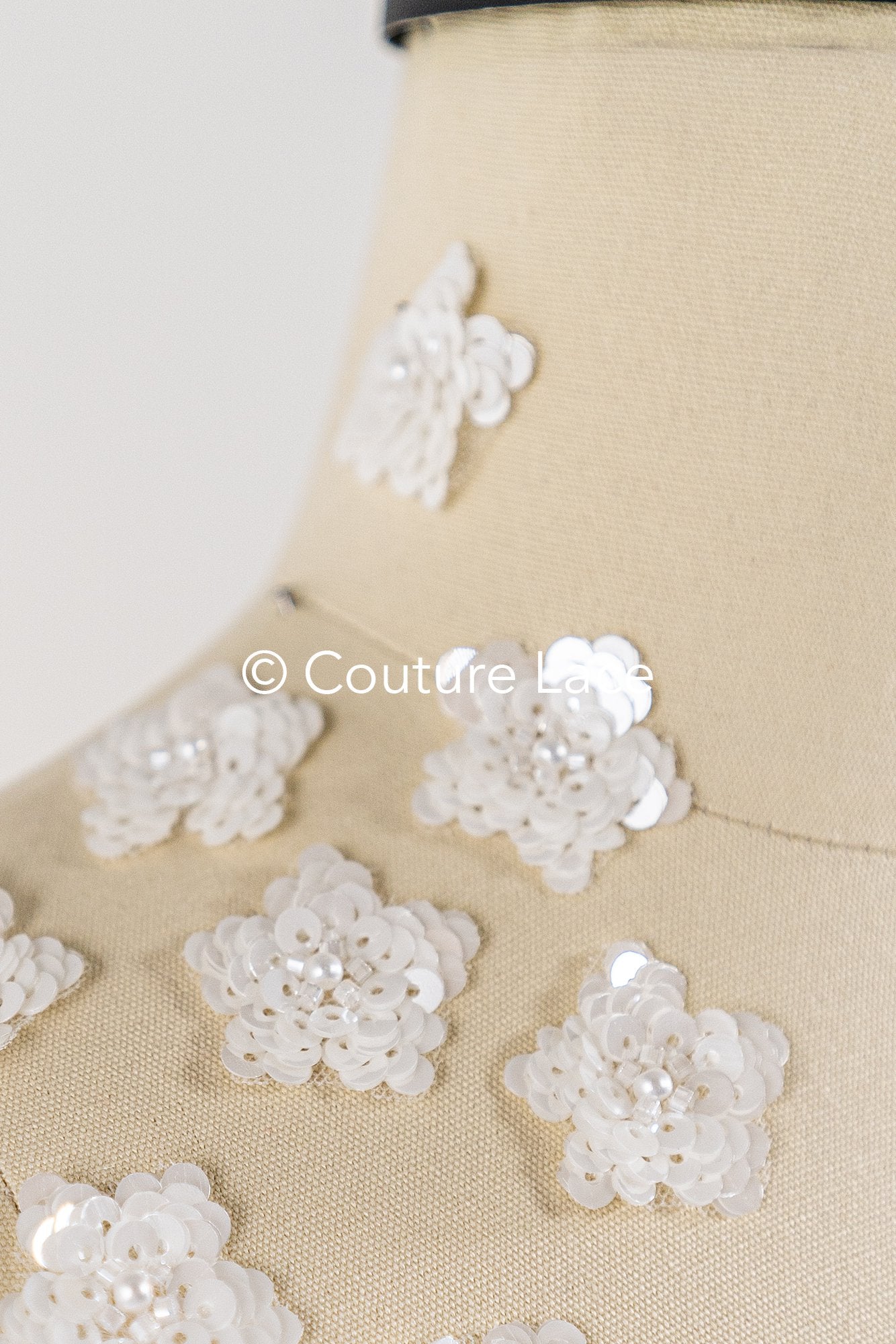 20pcs Lace Flowers for Sewing/ 3D Floral Lace Appliqué/ Wedding Dress Lace Appliqué/ Bridal Lace // A26-495