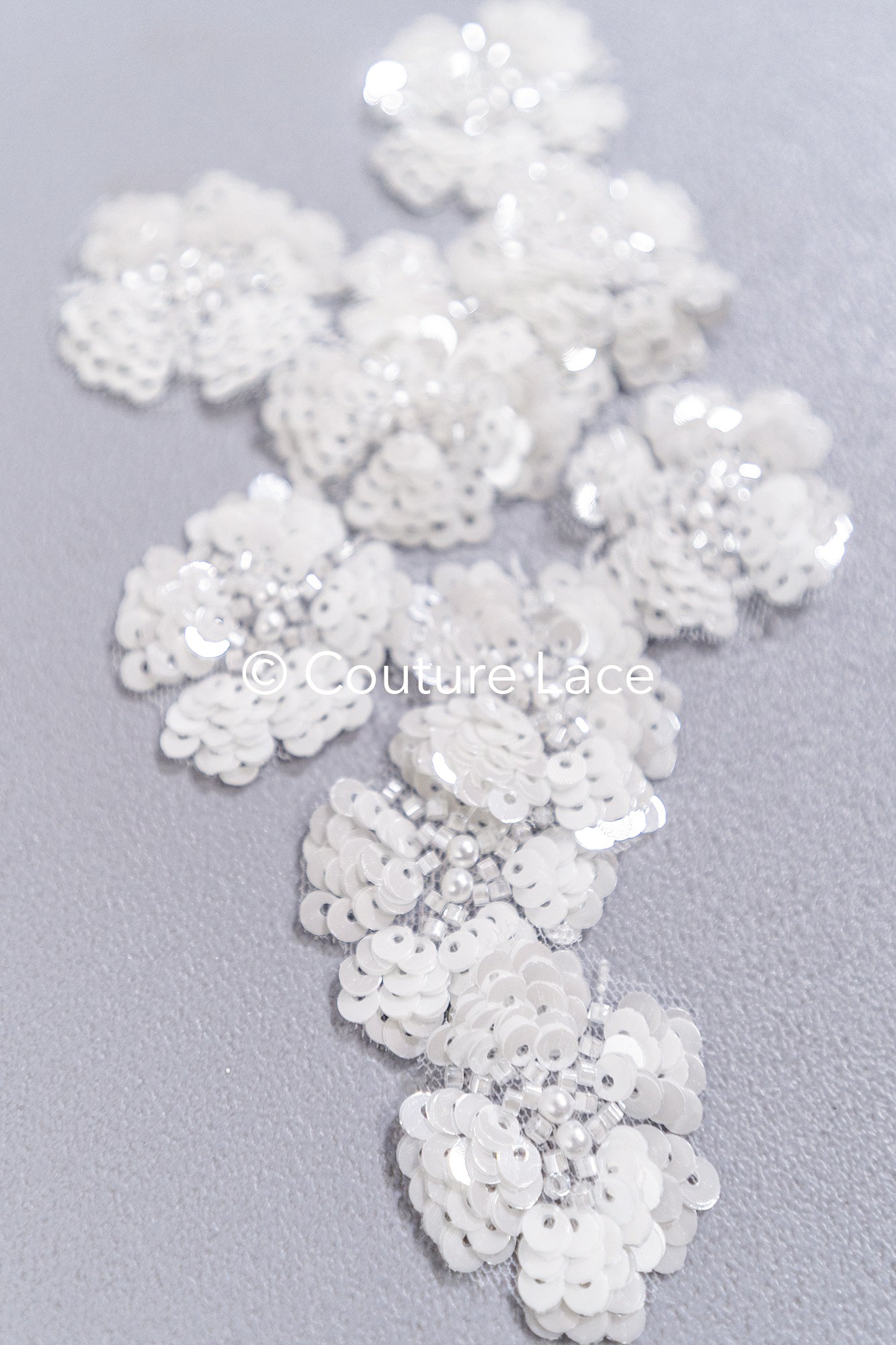 20pcs. Fleurs en dentelle à coudre/ Applique en dentelle fleur 3D/ Applique en dentelle pour robe de mariée/ Dentelle de mariée// A26-497