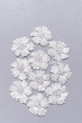 20Stk. 3D Blumen Spitzenapplikation/ Hochzeitskleid Spitzenapplikation/ Aufnähblumen/ A26-498