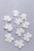 20Stk. 3D Blumen Spitzenapplikation/ Hochzeitskleid Spitzenapplikation/ Aufnähblumen/ A26-499