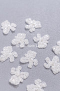 20pcs Lace Flowers for Sewing/ 3D Floral Lace Appliqué/ Wedding Dress Lace Appliqué/ Bridal Lace // A26-500