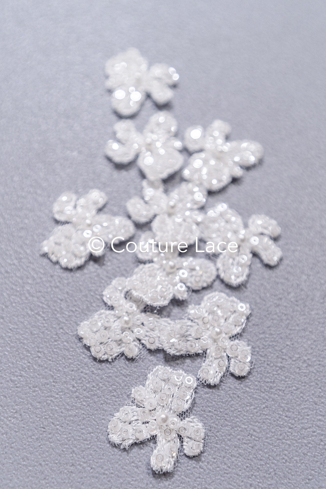 20pcs Lace Flowers for Sewing/ 3D Floral Lace Appliqué/ Wedding Dress Lace Appliqué/ Bridal Lace // A26-500