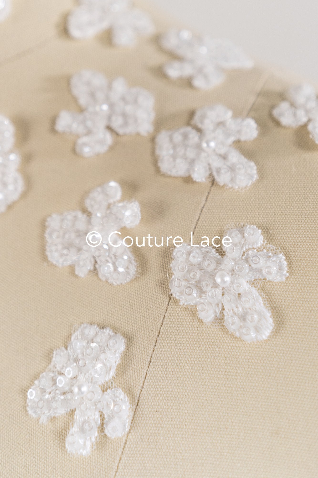 20pcs Lace Flowers for Sewing/ 3D Floral Lace Appliqué/ Wedding Dress Lace Appliqué/ Bridal Lace // A26-500