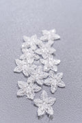 20pcs Lace Flowers for Sewing/ 3D Floral Lace Appliqué/ Wedding Dress Lace Appliqué/ Bridal Lace // A26-503