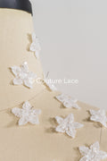 20pcs Lace Flowers for Sewing/ 3D Floral Lace Appliqué/ Wedding Dress Lace Appliqué/ Bridal Lace // A26-503