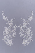 Hochwertige Brautkleid Applikationen/ Florale Motive für Brautmode // A25-514