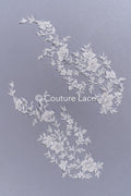 Hochwertige Brautkleid Applikationen/ Florale Motive für Brautmode // A25-514