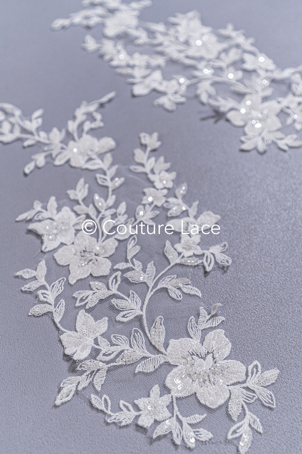 Hochwertige Brautkleid Applikationen/ Florale Motive für Brautmode // A25-514
