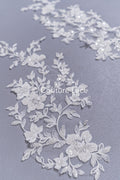 Hochwertige Brautkleid Applikationen/ Florale Motive für Brautmode // A25-514