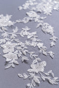 Hochwertige Brautkleid Applikationen/ Florale Motive für Brautmode // A25-514