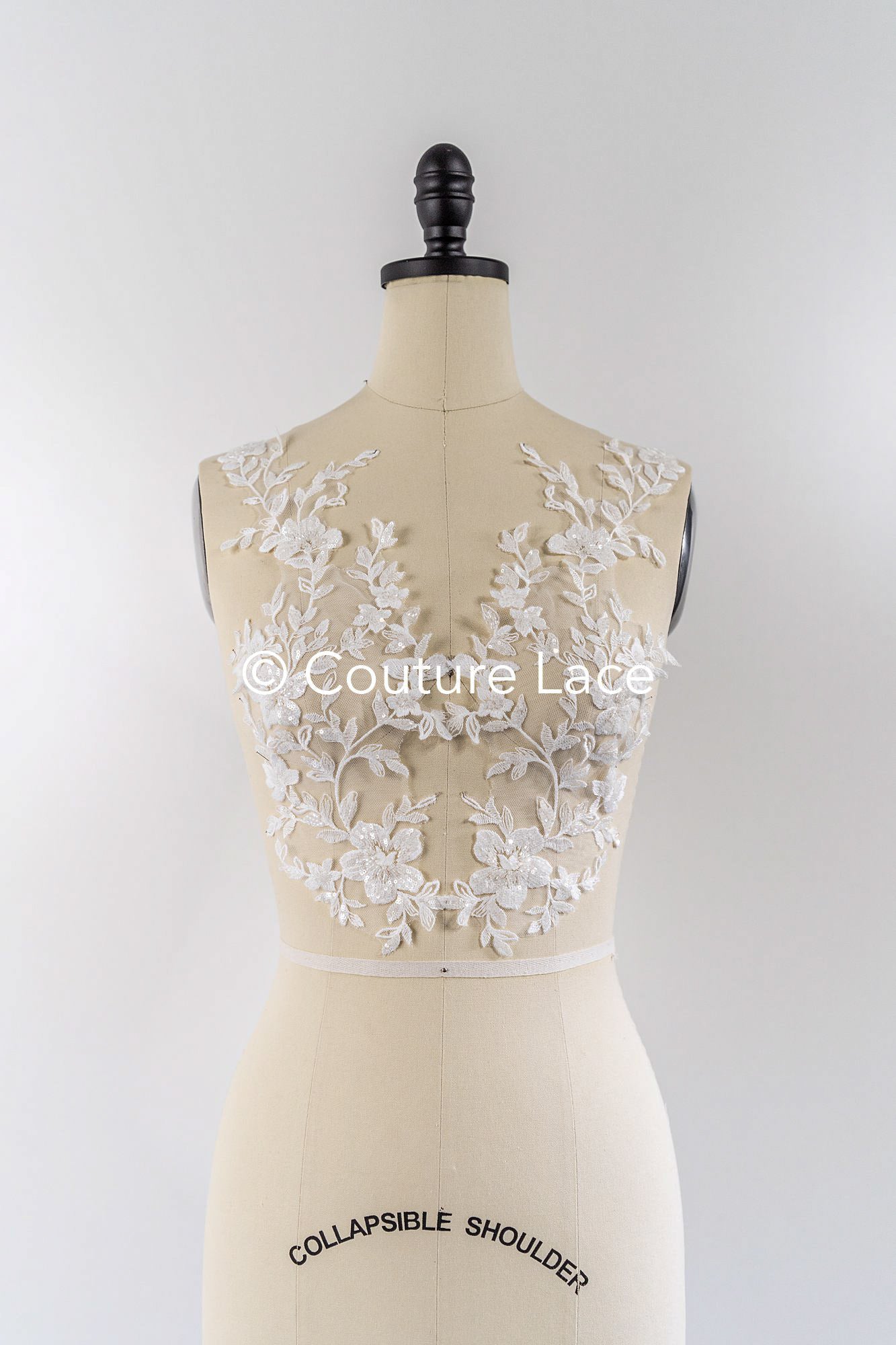 Hochwertige Brautkleid Applikationen/ Florale Motive für Brautmode // A25-514