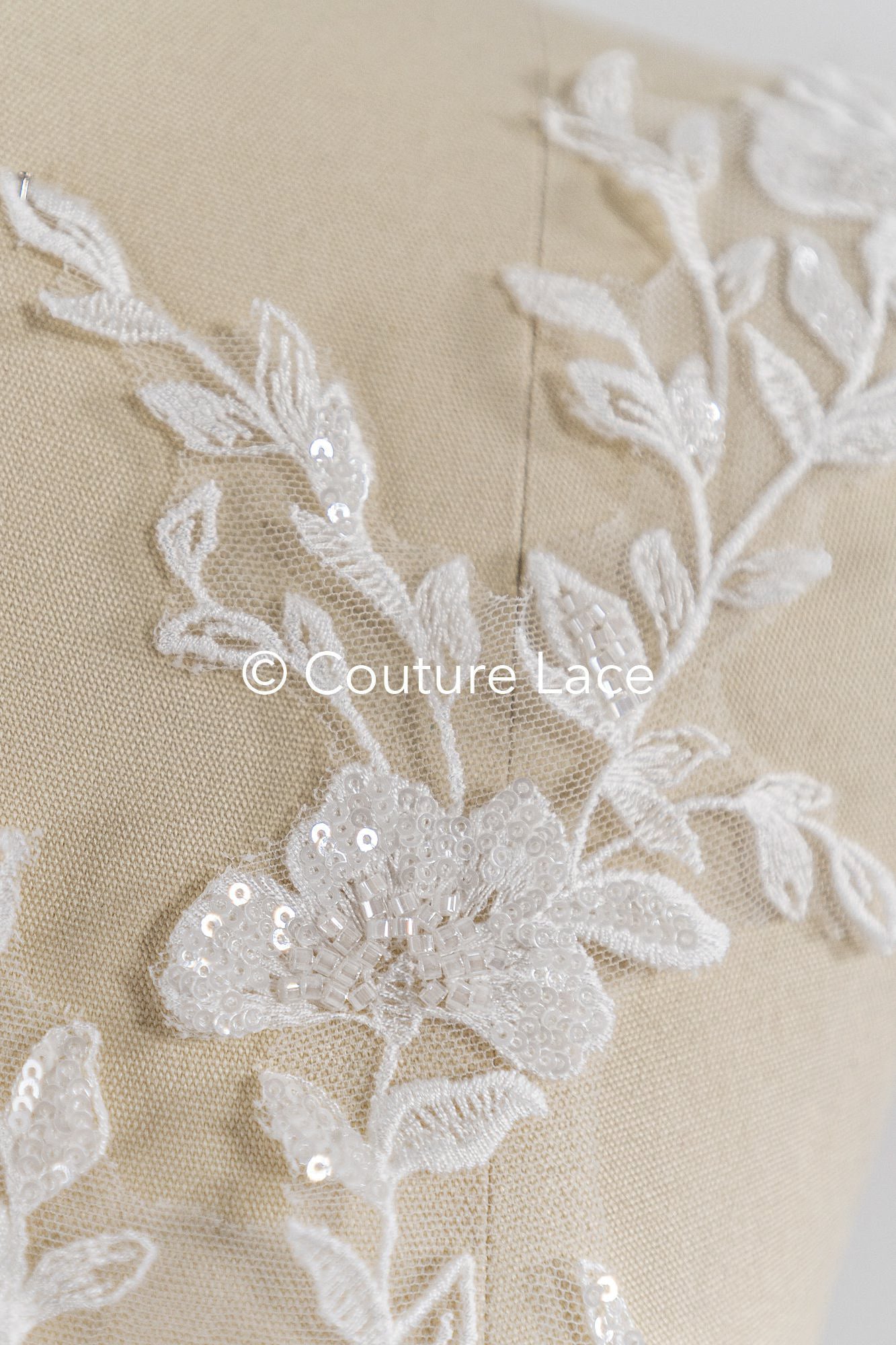 Hochwertige Brautkleid Applikationen/ Florale Motive für Brautmode // A25-514