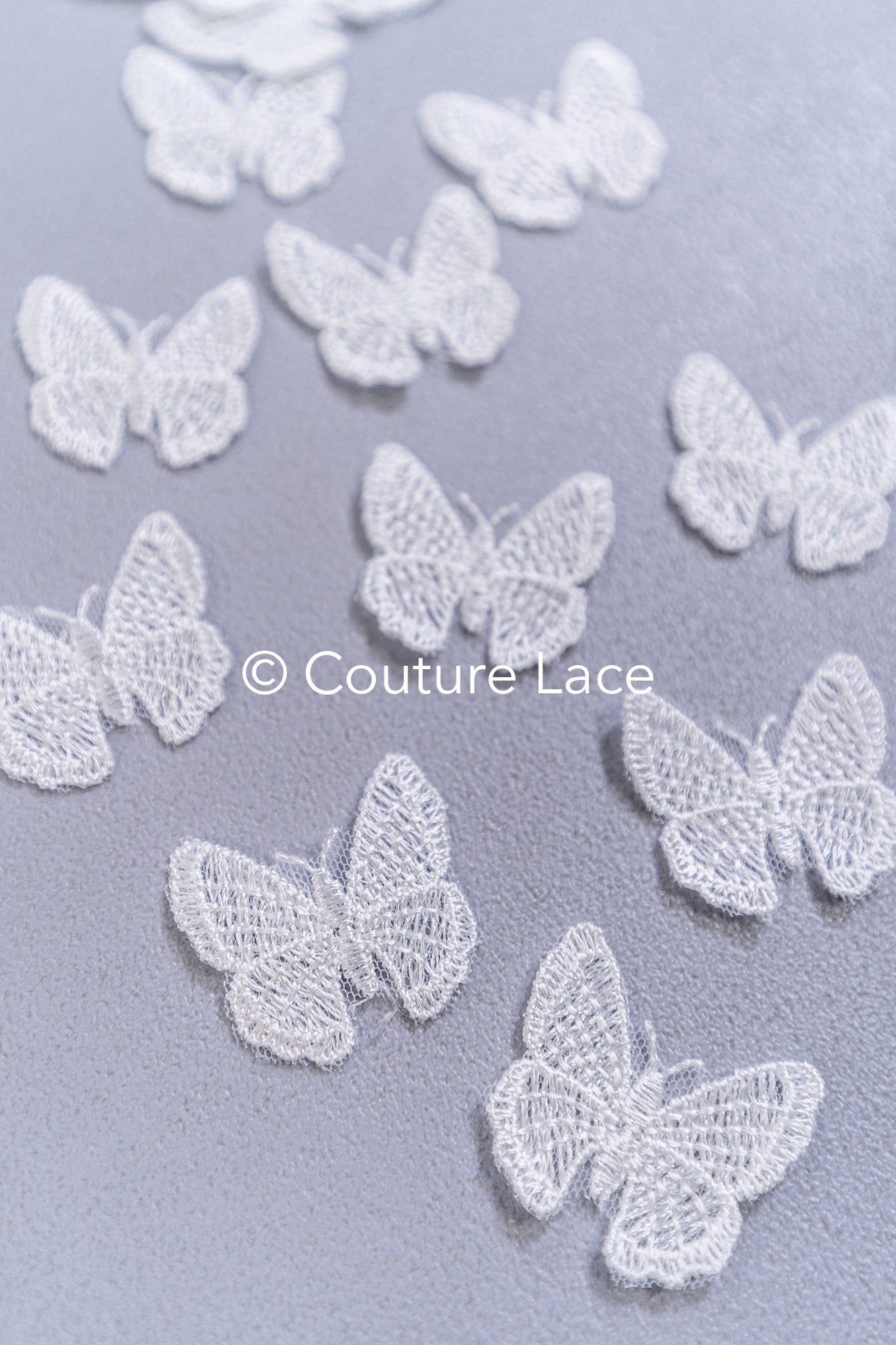 20Stk. 3D Schmetterlinge Spitzenapplikation/ Hochzeitskleid Spitzenapplikation/ Bestickte Schmetterlinge// A26-178B