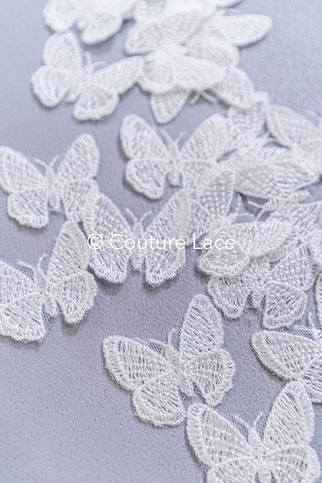 20Stk. 3D Schmetterlinge Spitzenapplikation/ Hochzeitskleid Spitzenapplikation/ Bestickte Schmetterlinge// A26-178B