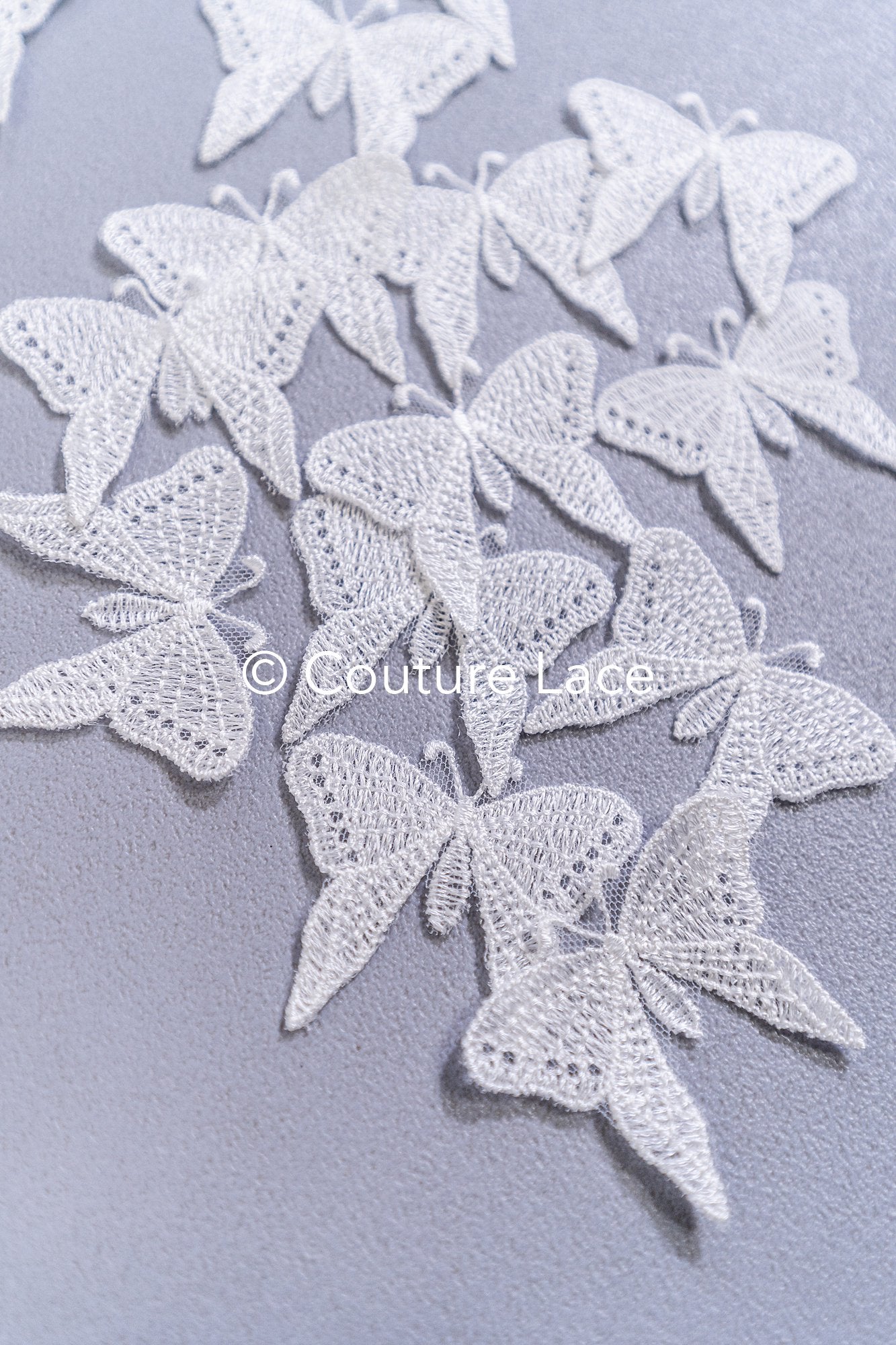 20Stk. 3D Schmetterlinge Spitzenapplikation/ Hochzeitskleid Spitzenapplikation/ Bestickte Schmetterlinge// A26-179B
