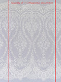 Luxurious Rococo and Baroque lace with floral patterns, finest bridal lace in Baroque style // L25-839