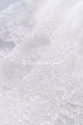 3 meters of French Chantilly lace / French bridal lace / L26-872