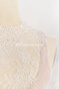 3 meters of French Chantilly lace / French bridal lace / L26-872