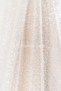 Perlen Spitzenstoff Off-White/ Braut Spitzenstoff mit Perlen & Pailletten/ Hochzeitskleid Spitzenstoff/ Pailletten Spitze/ Perlen Brautspitze// L17-100