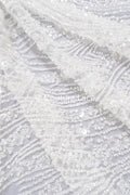 Perlen-Spitzenstoff/ Couture-Spitzenstoff/ Braut-Spitzenstoff/ Perlen-Spitzenstoff// L24-674