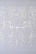 Braut Spitzenstoff mit Perlen / Off-White Braut Spitze/ bestickte Hochzeit Spitze/ Couture Spitze/ L24-676