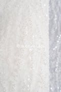 Beaded lace fabric/ Couture lace fabric/ Bridal lace fabric/ Beaded lace fabric// L24-677