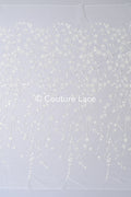 pearl lace fabric/ couture lace fabric/ floral bridal lace fabric/ pearl lace fabric// L24-679