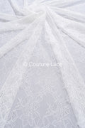 Französische florale Spitze/ Raschelspitze für die Braut/ französische Schleierspitze/ Chanitilly-Spitze für die Braut// L24-683