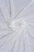 French floral lace/ bridal raschel lace/ French veil lace/ Chanitilly lace for the bride// L24-687