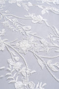Perlen-Spitzenstoff/ Couture-Spitzenstoff/ Braut-Spitzenstoff/ Perlen-Spitzenstoff// L24-690