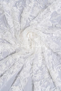 Perlen-Spitzenstoff/ Couture-Spitzenstoff/ Braut-Spitzenstoff/ Perlen-Spitzenstoff// L24-690