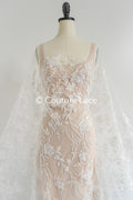 Perlen-Spitzenstoff/ Couture-Spitzenstoff/ Braut-Spitzenstoff/ Perlen-Spitzenstoff// L24-690