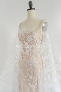 Perlen-Spitzenstoff/ Couture-Spitzenstoff/ Braut-Spitzenstoff/ Perlen-Spitzenstoff// L24-690
