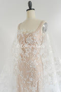 Perlen-Spitzenstoff/ Couture-Spitzenstoff/ Braut-Spitzenstoff/ Perlen-Spitzenstoff// L24-690