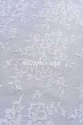 French floral lace/ bridal raschel lace/ French veil lace/ Chanitilly lace for the bride// L24-691