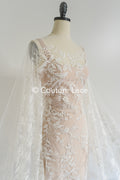 Perlen-Spitzenstoff/ Couture-Spitzenstoff/ Braut-Spitzenstoff/ Perlen-Spitzenstoff// L24-695
