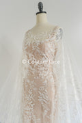 Perlen-Spitzenstoff/ Couture-Spitzenstoff/ Braut-Spitzenstoff/ Perlen-Spitzenstoff// L24-695