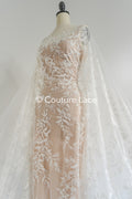 Perlen-Spitzenstoff/ Couture-Spitzenstoff/ Braut-Spitzenstoff/ Perlen-Spitzenstoff// L24-695