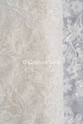 Perlen-Spitzenstoff/ Couture-Spitzenstoff/ Braut-Spitzenstoff/ Perlen-Spitzenstoff// L24-695