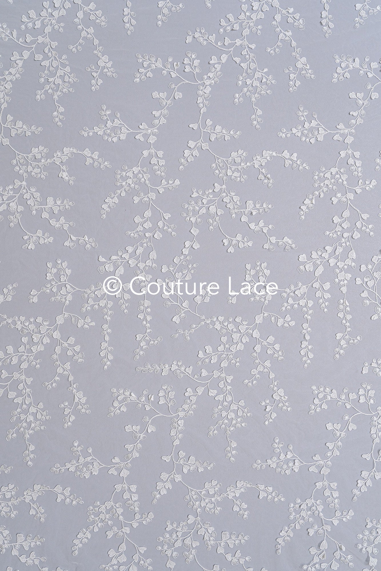 Floral bridal lace/ bridal lace fabric/ off-white bridal lace/ embroidered wedding lace/ couture lace/ L24-697