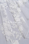 Perlen-Spitzenstoff/ Couture-Spitzenstoff/ Braut-Spitzenstoff/ Perlen-Spitzenstoff// L24-698