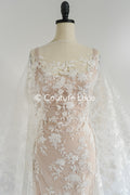 Perlen-Spitzenstoff/ Couture-Spitzenstoff/ Braut-Spitzenstoff/ Perlen-Spitzenstoff// L24-698